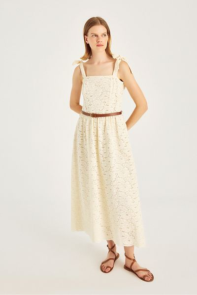 Naramaxx 1745 Dress Ecru Shoes
