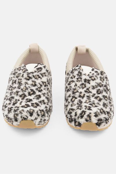 Toms Women Animal Print Slip On Casual Shoes, Beige Combo