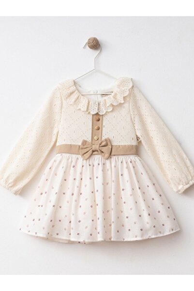 Cherrys Bebek DANTEL MELİSA KIZ ÇOCUK ELBİSE