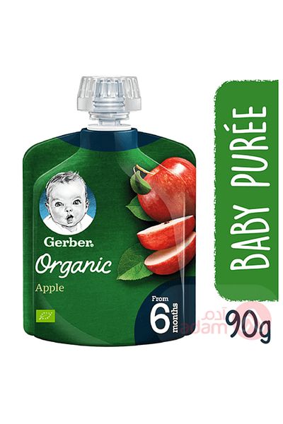 GERBER ORG APPLE 90GM +6M