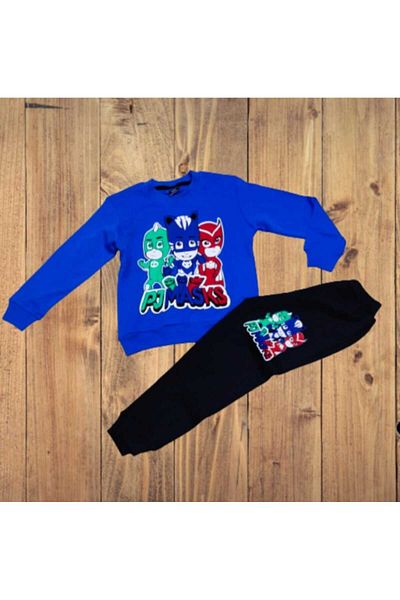 Mikro Pajamas Patterned Printed Children's Set 100% Cotton