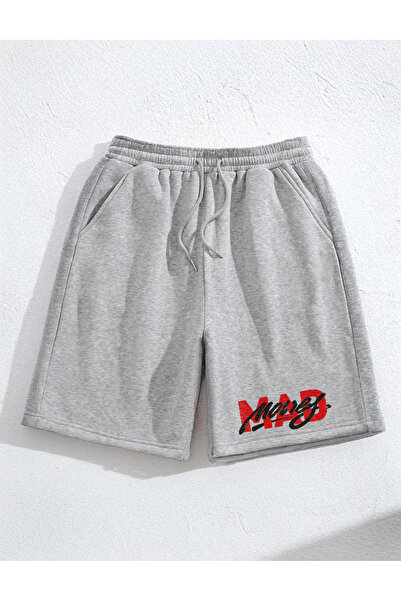 De Carte شورت برمودا أنيق موسمي للجنسين مطبوع عليه Mad Money