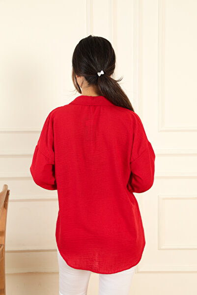 ModaPlaza Kadın Keten Gömlek 20153