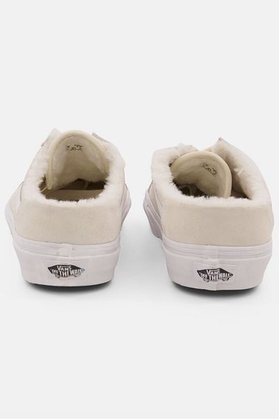 Vans Women Old Skool Lace Up Mules, Beige