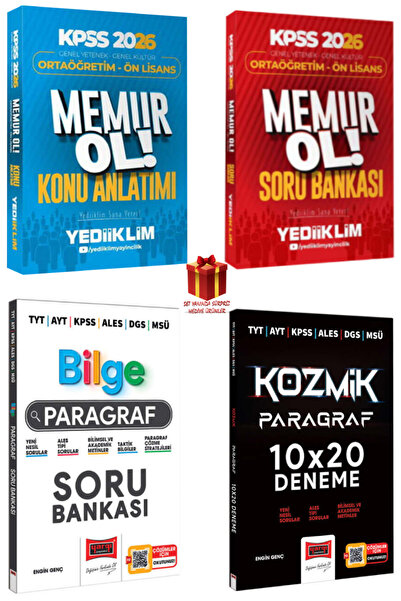 Yediiklim Yayınları KPSS Ortaöğretim-Önlisans Memur Konu Anlatımı+Memur Soru ...
