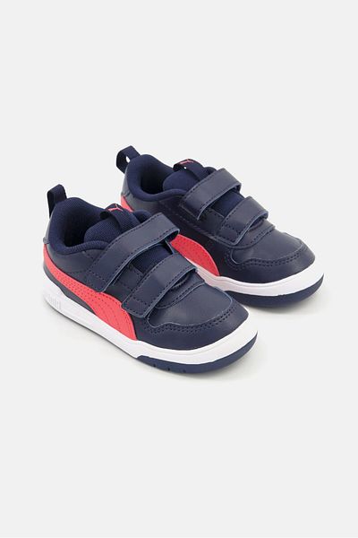 Puma Toddlers Boy Miultiflex Velcro Shoes Navy