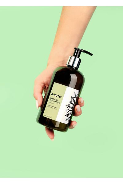 BiKutu Green Tea Liquid Soap with Olive Oil