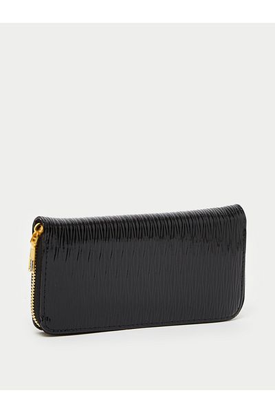 Styli Textured Zip-Around Wallet
