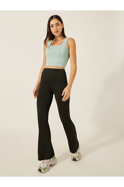 Styli Textured Broad Underband Seam Longline Sports Bra