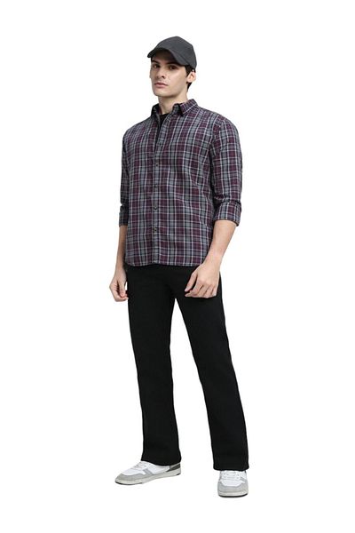 Dennis Lingo By Styli Checked Long Sleeves Casual Shirt