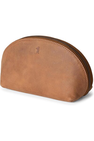 Berliner Bags Zoe Leather Women's Travel Makeup Bag, Waterproof, Small Organizer
