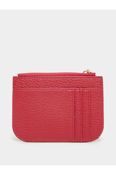 Styli Textured Wallet with Zip Closure