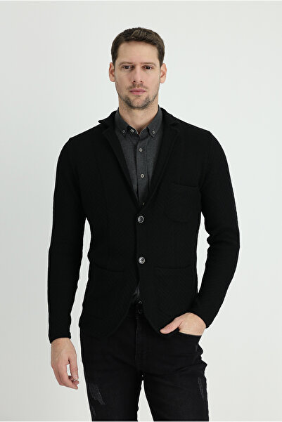 Kiğılı Comfortable Cut Cotton Knitwear Cardigan