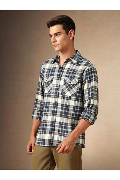 Dennis Lingo By Styli Plaid Flannel Long Sleeves Shirt