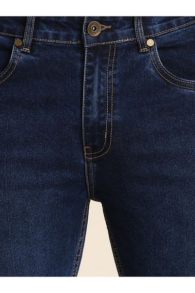 Dennis Lingo By Styli Slim Fit Crop Jeans
