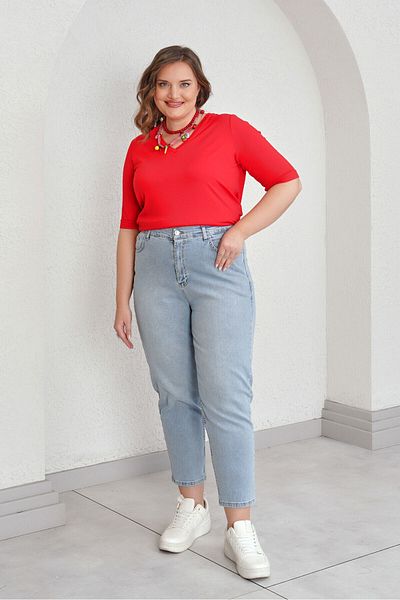 Büyük Moda Jean mama cu talie înaltă