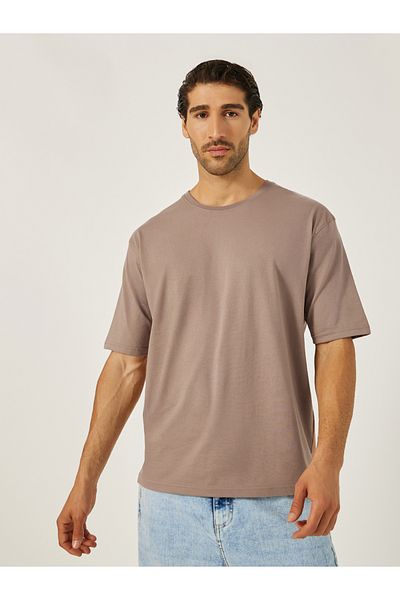 Styli Slogan Back Print Short Sleeve Oversized T-Shirt