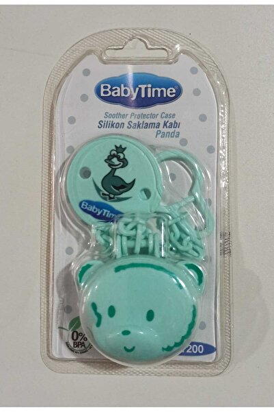 Babytime Bt Green Color Pacifier Storage Container