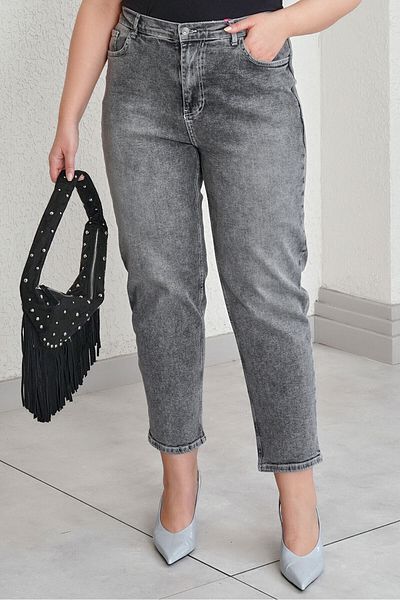 Büyük Moda High Waist Mom Jean