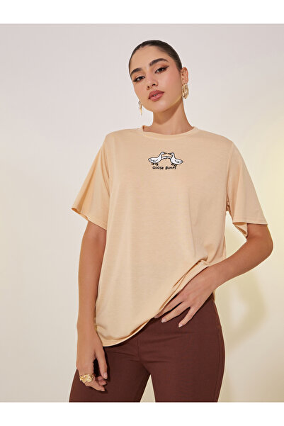 Take Two By Styli Round Neck Short Sleeve Graphic T-shirt