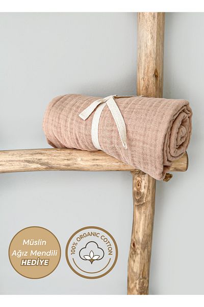 kitikate Organic Mamma 4 Layer Muslin Blanket 80*90 cm - Macaron Color