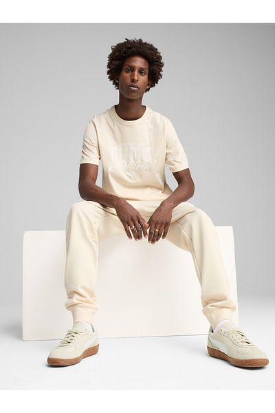 Puma Essential Logo Print Round Neck T-Shirt