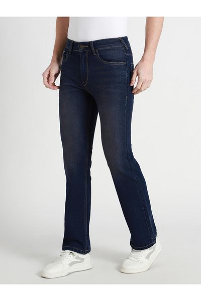 Dennis Lingo By Styli Light Wash Bootcut Jeans