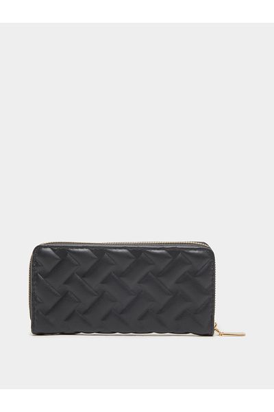 Styli Quilted Zip Around Wallet