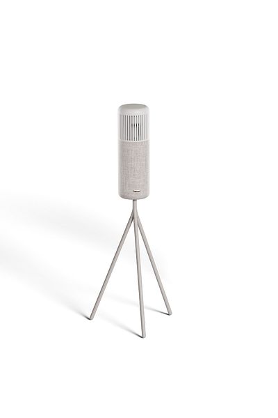 HiFuture Wedge Bluetooth 5.3 50W Wireless Standing Home Speaker 360 °   Surround Sound Beige
