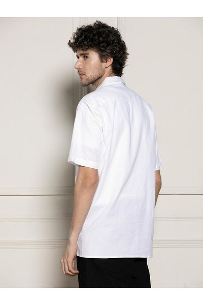 Dennis Lingo By Styli Plain Short Sleeve Casual Shirt
