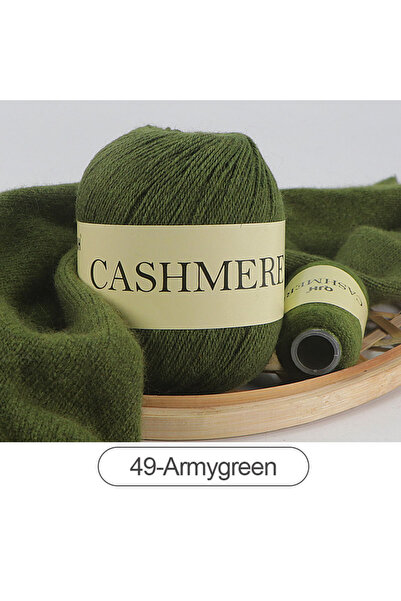 Choice12 49-ArmyGreen 3Pcs mere Wool Yarn Hand-knitted Yarn Crhet Threads Yar...