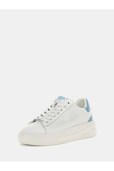 Guess Elbına Damen Weiß/Blau Sneaker Fljbınlea12-whıbl