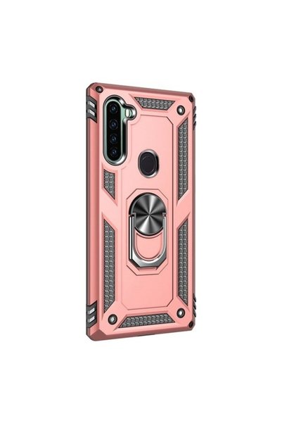 tekno grup حافظة لهاتف Redmi Note 8 مع حلقة مغناطيسية وغطاء فيغا وردي + واقي ...