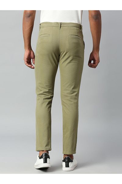 Dennis Lingo By Styli Tapered Fit Chinos Trousers