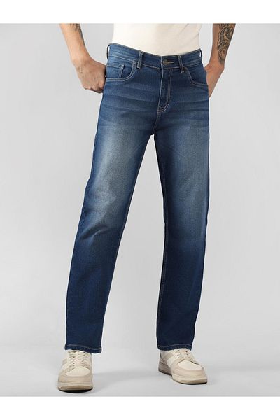 Dennis Lingo By Styli Mid Wash Relaxed Fit Jeans