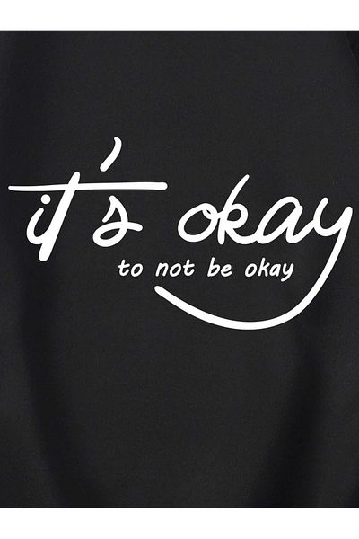 Kotty By Styli Slogan Print Round Neck Sweatshirt