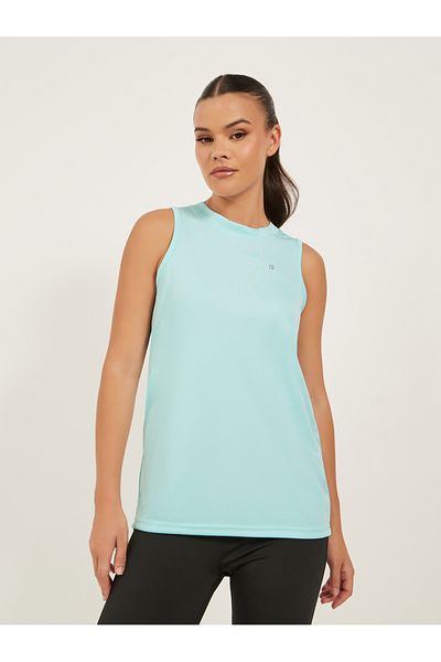 Styli Logo Detail Racerback Tank Top