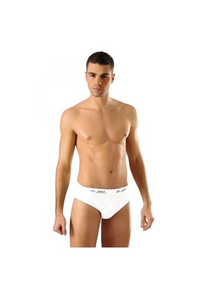 Anıt 10 Pieces Men's Belted Slip Panties 100% Cotton