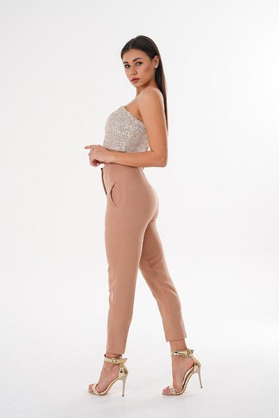 JANSO GROUP -Women's Narrow Leg Natural Cloth Pants