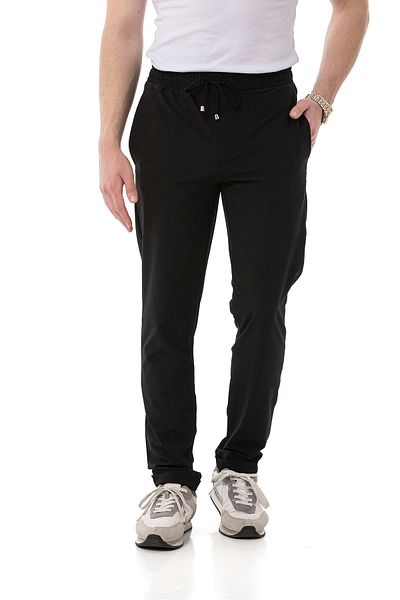 monox Men's Slim Fit Lycra Jogger Pants
