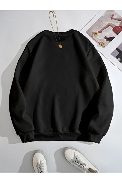 Kotty By Styli Slogan Print Round Neck Sweatshirt