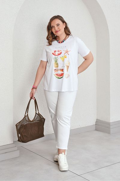 Büyük Moda Summer Printed Cotton Tee