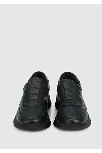 Eclipse Siyah Deri Kadın Sneaker