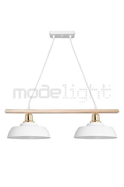 Modelight KARYA 2Lİ AHŞAP NATUREL KASA - BEYAZ ŞAPKA ( GOLD KUKALI)SALON-OTURMA-ÇOCUK-YEMEK-YATAK ODASI-MUTFAK