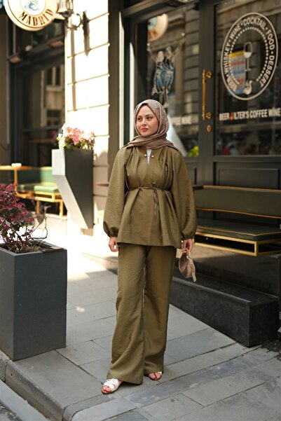 LOCCO Women's Olivia Pearl Set Green Pistachio