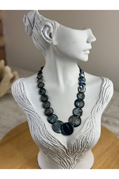 SEDEF TAKI Sedef taşlı kolye