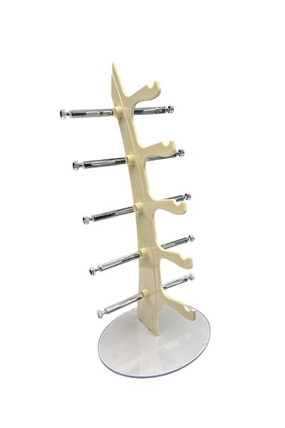 STAND MARKET حامل نظارات الشراع، سعة 5 نظارات، حامل عرض بلون العظام