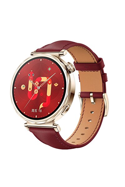 UnDePlus Huawei Watch Gt 6/5/4 41mm -Gt 5 Pro 42mm (18mm Compatible) Cord Lea...