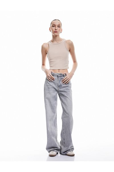 Koton Sleeveless Crew Neck Slim Fit Camisole Basic Undershirt