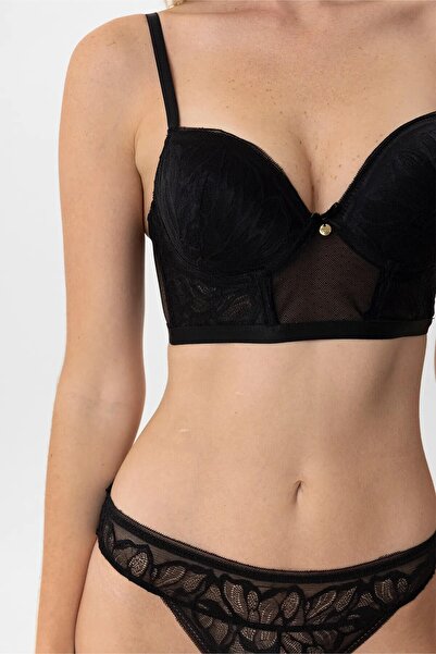 Pierre Cardin Σετ μπουστάκι με δαντέλα Push Up